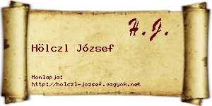 Hölczl József névjegykártya